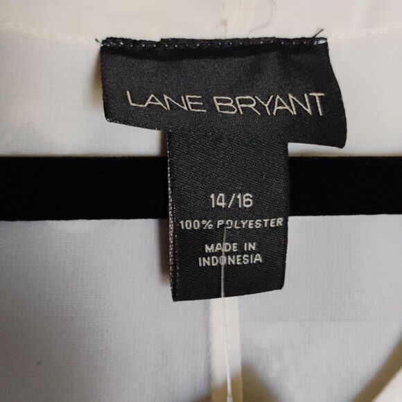 Women's Lane Bryant Button Front Baby Doll Top Size 14/16 NWT - Picture 4 of 7